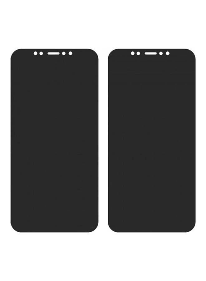 2-Piece Privacy Screen Protector For iPhone 12 Pro Max black  - Image 2