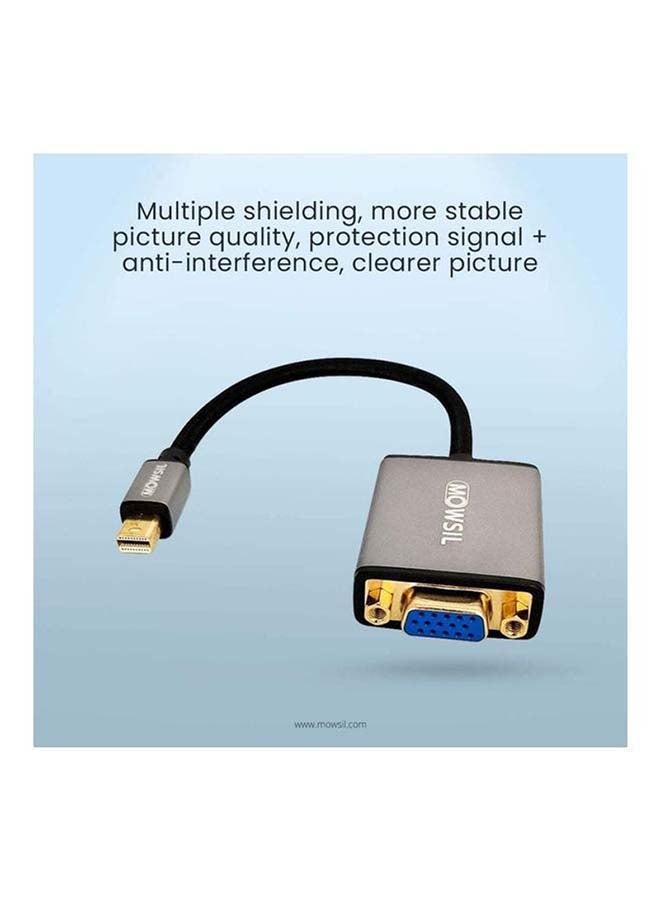 موسل محول من ميني DP إلى VGA أسود - Image 2
