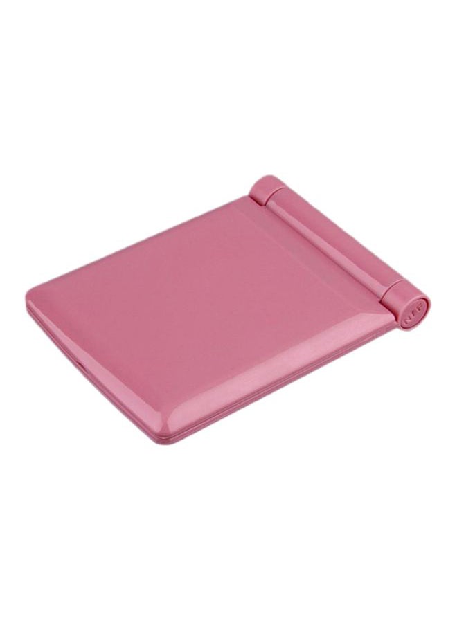 OUTAD - LED Folding Makeup Mirror Pink - Image 1