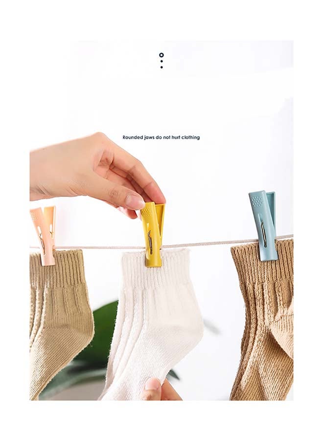 fashionhome - 20 Pieces Clothes Drying Clips Set Multi Colour 6cm - Image 1