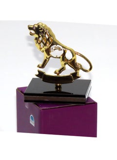 Masterpiece In The Shape Of A Lion With A Black Seashell Base Multicolour 8x7x10.5x7cm - v1612438228/N44174760A_6