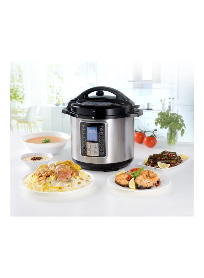 Alsaif - Multi-Function Electric Pressure Cooker Pro 6 L 1000 W E04110 Silver - Image 1