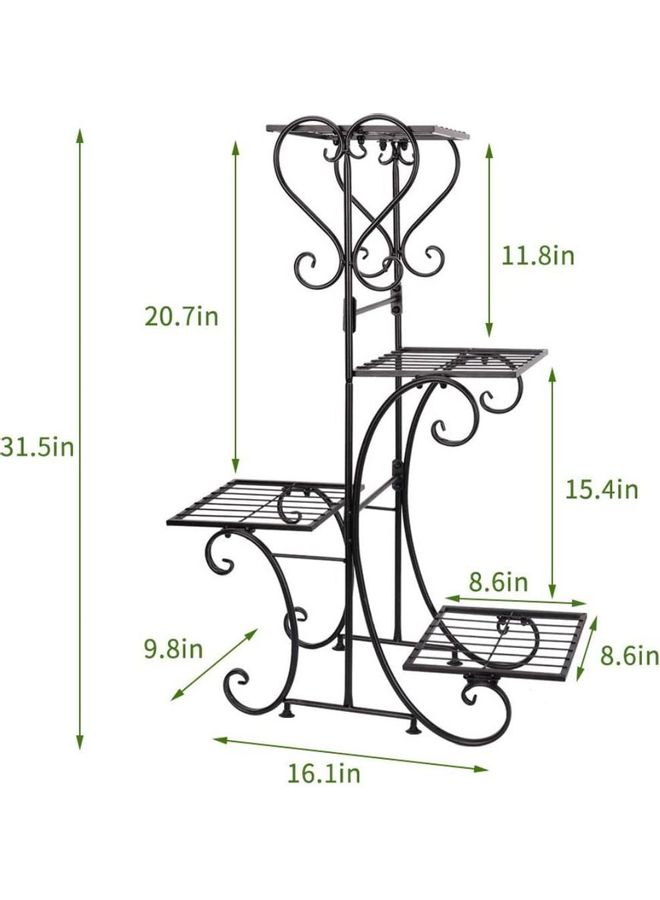 Metal Plant Rack Stand Black - v1612440882/N44175489A_2