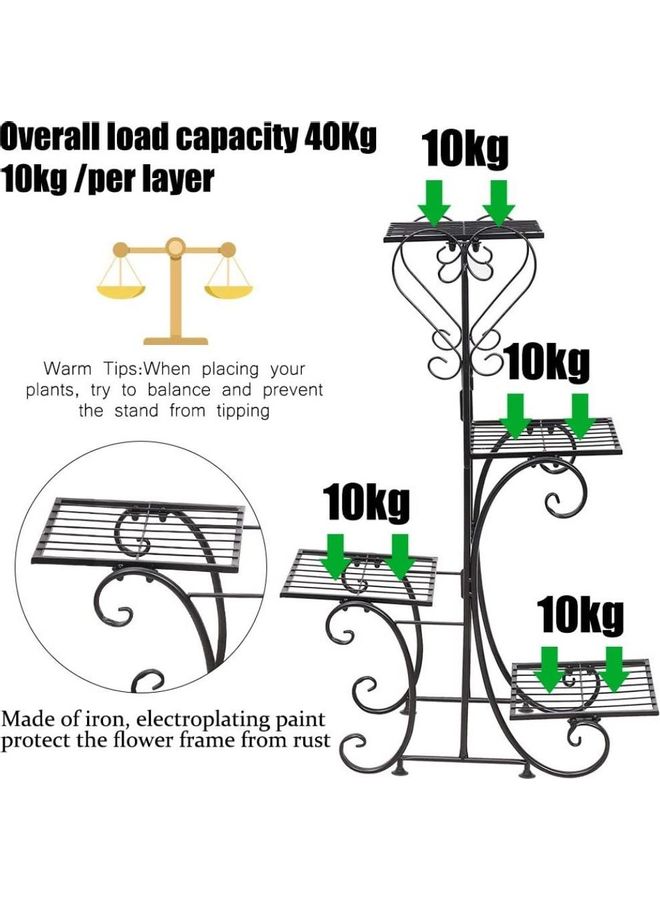 Metal Plant Rack Stand Black - v1612440882/N44175489A_3