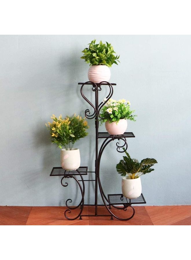 XiuWoo - Metal Plant Rack Stand Black - Image 1
