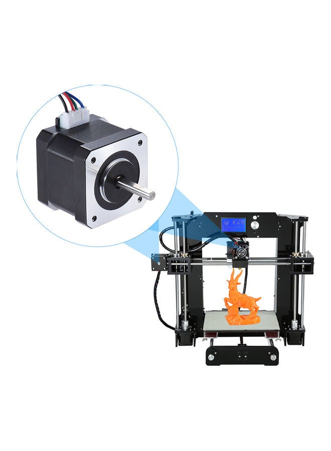 Generic - Nema 17 Stepper Stepping Motor For 3D Printer Black/Silver - Image 1