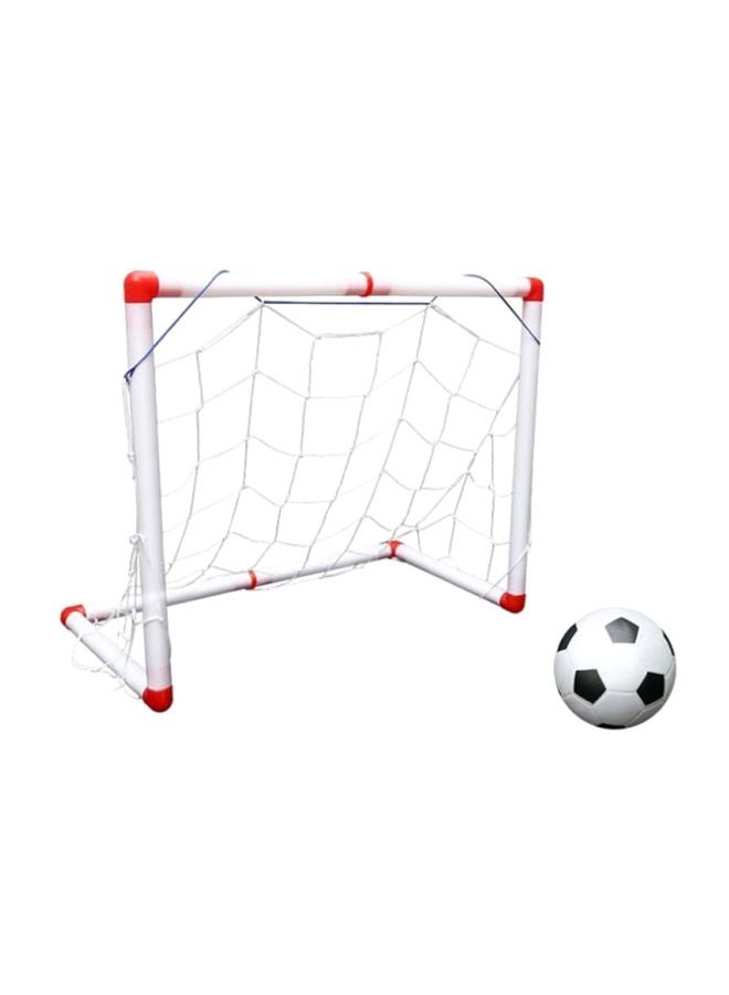 Beauenty 120Cm Mini Football Soccer Goal Post Net Set With Pump Toy 6.2x57.4x16.4cm 