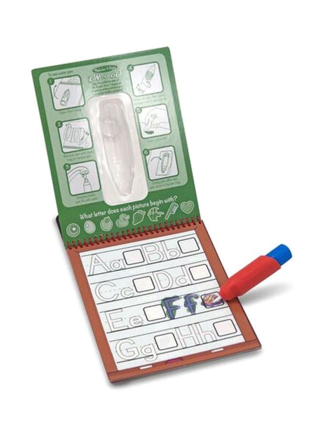 Melissa & Doug On The Go Water Wow! Alphabet Learning Pad With Water Pen 5389 25.4x17.78x2.54cm - Image 5