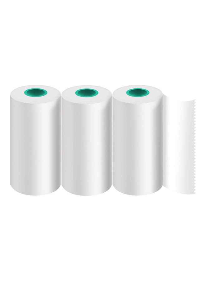 Generic 3 Rolls Thermal Printer Paper White  - Image 1