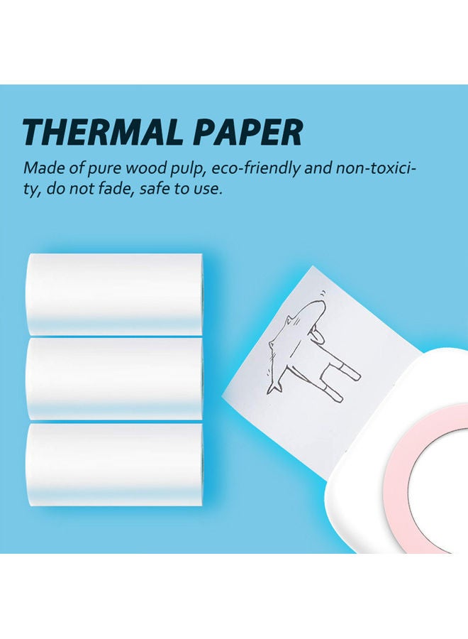 Generic 3 Rolls Thermal Printer Paper White  - Image 5