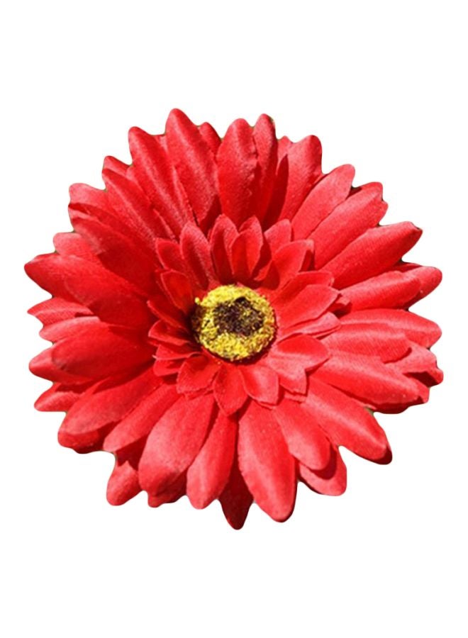 بلولانز باقة من زهور الجربارة الصناعية أحمر 50سم - Image 1