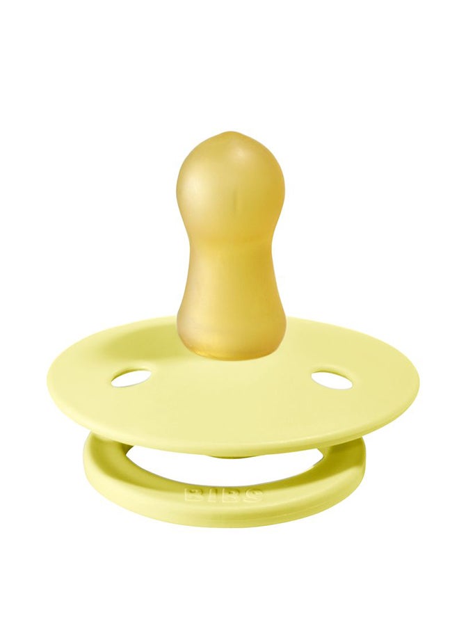 BIBS Pacifier Size 1,  Baby 0-6M , 1-piece - Sunshine  - Image 1