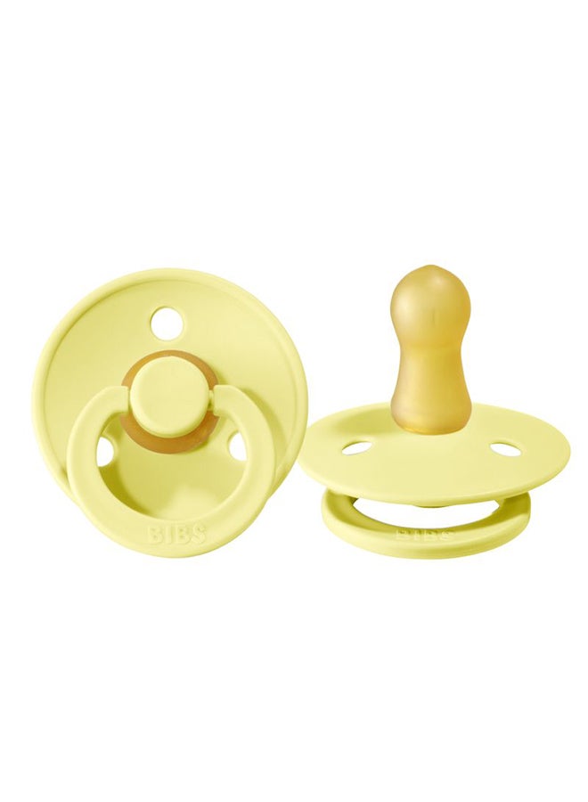 BIBS Pacifier Size 1,  Baby 0-6M , 1-piece - Sunshine  - Image 3