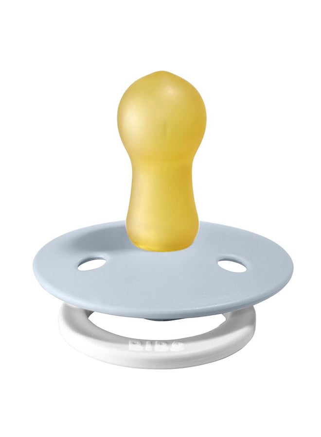 بيبس لهاية مقاس 2، للأطفال حديثي المشي من عمر 6 - 18 شهراً، قطعة واحدة، بلون بيبي بلو نايت (تضيء في الظلام) - Image 1