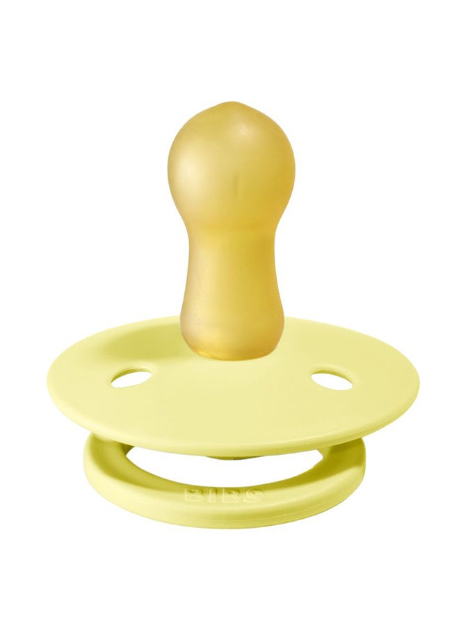 بيبس لهاية مقاس 2 مناسبة للأطفال حديثي المشي من عمر 6 أشهر إلى 18 شهراً من قطعة واحدة، لون صن شاين - Image 1