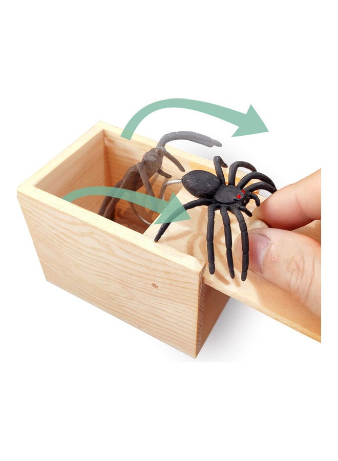 Spider Prank Scare Wooden Box Antistress Toy  - Image 2