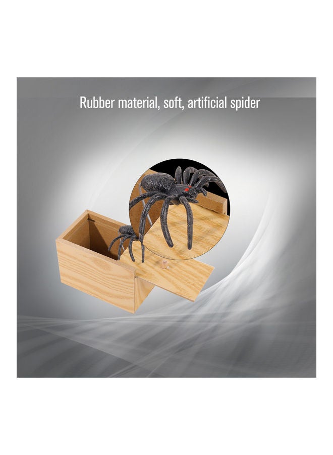 Spider Prank Scare Wooden Box Antistress Toy  - Image 4