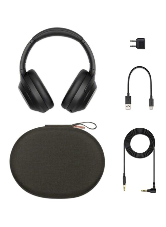 Sony - Wireless Noise-Canceling Over-Ear Headphones Black - Image 1