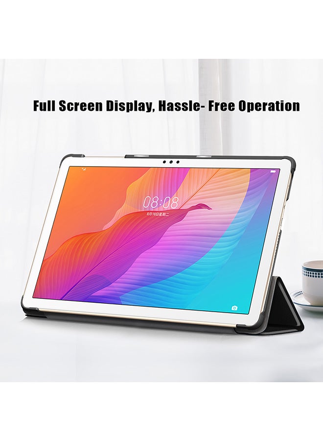 Protective Printed Case Cover For Huawei MatePad T10S Black - Image 4