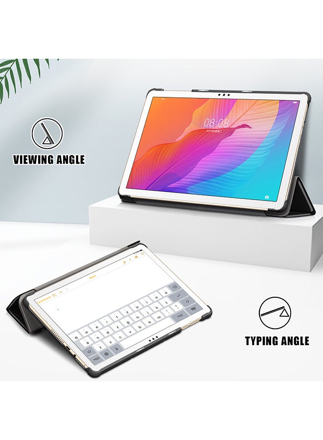 Protective Printed Case Cover For Huawei MatePad T10S Black - Image 5