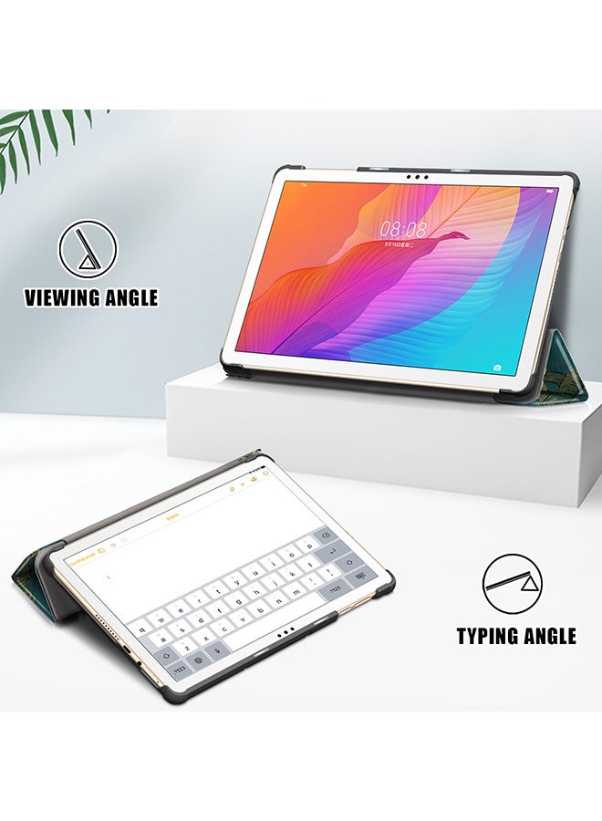 غطاء حماية واق مزين بطبعة لجهاز هواوي ميت باد T10s متعدد الألوان - Image 5