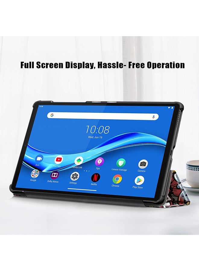 Protective Printed Case Cover For Lenovo Tab M10 Multicolour - Image 3