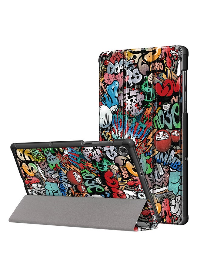 Protective Printed Case Cover For Lenovo Tab M10 Multicolour - Image 1