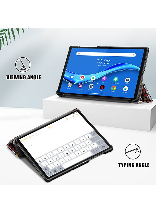 Protective Printed Case Cover For Lenovo Tab M10 Multicolour - Image 4