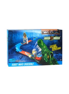 Car Race Track Set - Robot Wars Crocodile Multicolour