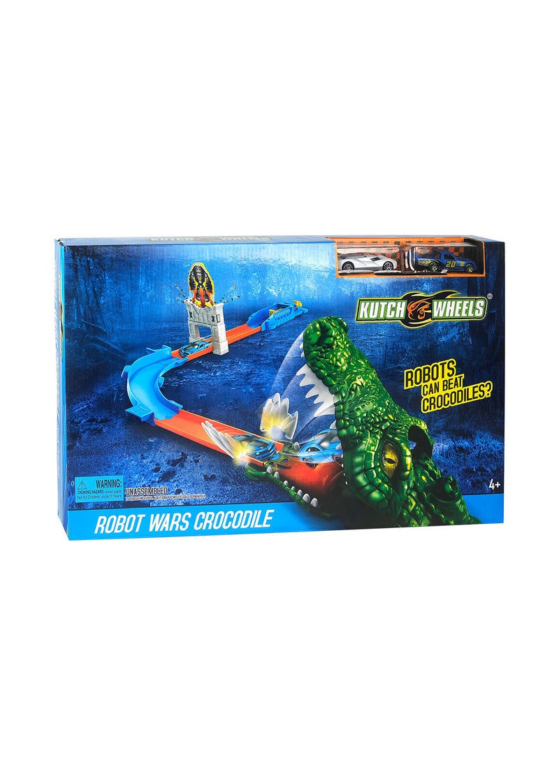 KUTCH WHEELS - Car Race Track Set - Robot Wars Crocodile Multicolour - Image 1