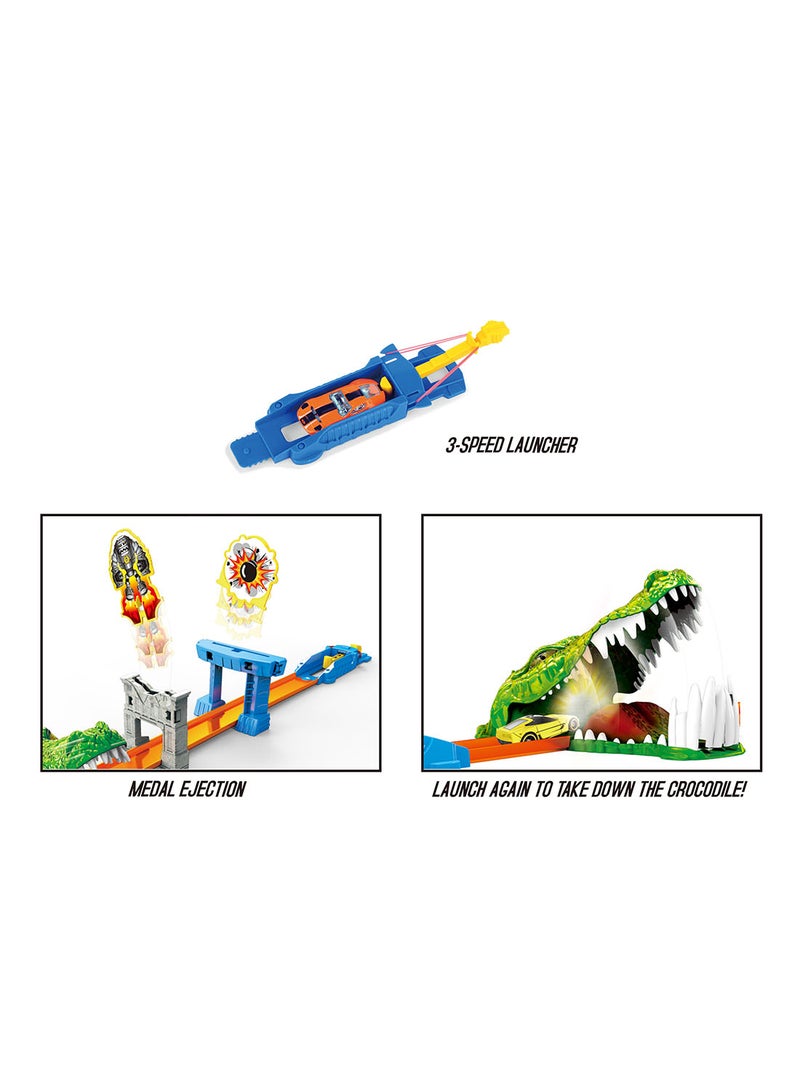 KUTCH WHEELS - Car Race Track Set - Robot Wars Crocodile Multicolour - Image 1