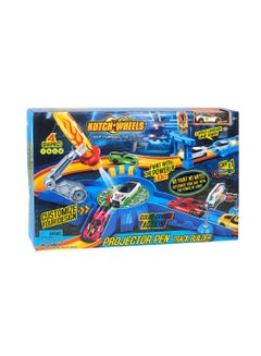 Racing Track Builder Set + Car With Magic Color Change Technology Multicolour