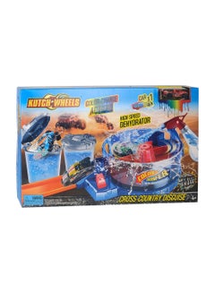 Racing Car Track Set With Magic Color Change Technology Multicolour