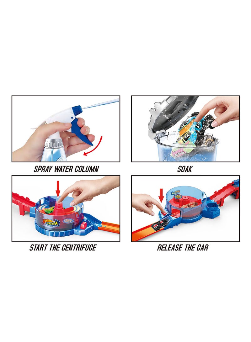 KUTCH WHEELS - Racing Car Track Set With Magic Color Change Technology Multicolour - Image 1
