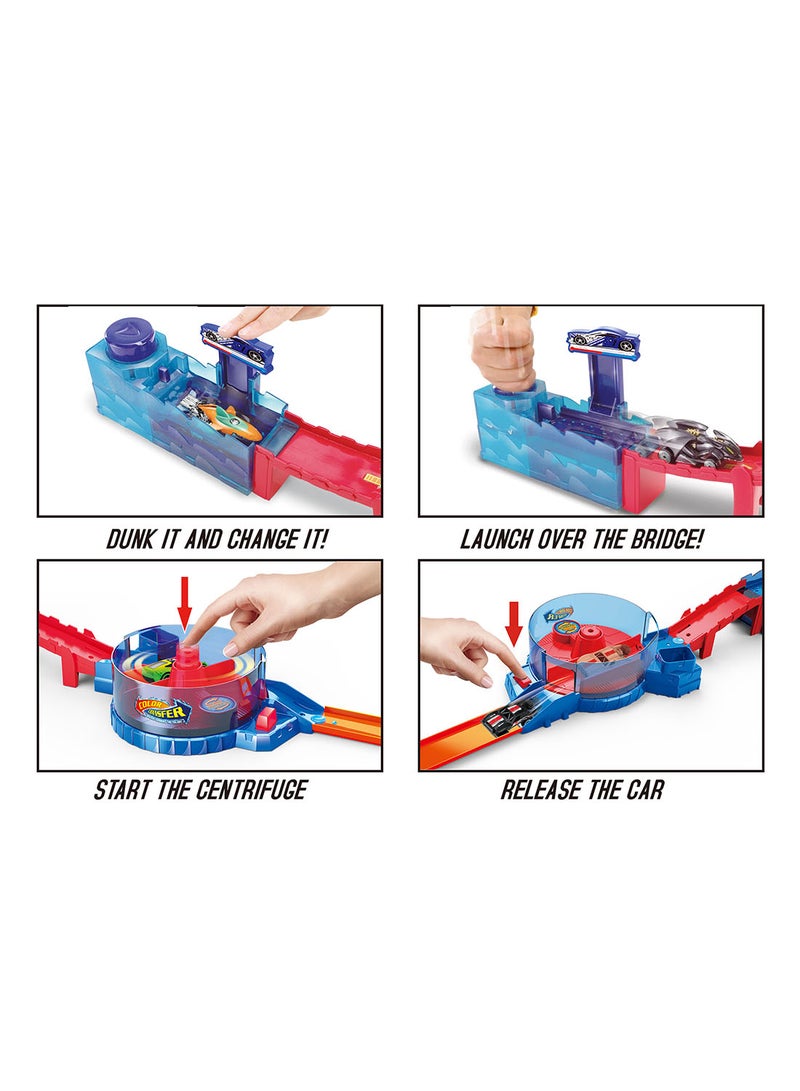 KUTCH WHEELS - Racing Car Track Set With Magic Color Conversion Station Multicolour - Image 1
