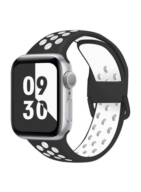 Replacement Band For Apple Watch 38/40mm Black/White