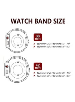 D'VOGUE Replacement Band For Apple Watch 38/40mm Blue  - Image 3