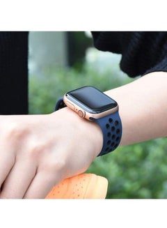 D'VOGUE Replacement Band For Apple Watch 38/40mm Blue  - Image 4