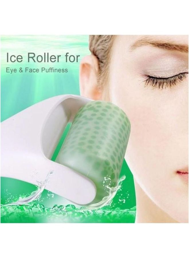 ZGTS Jade Facial Massage Roller Green/White 14cm - Image 2