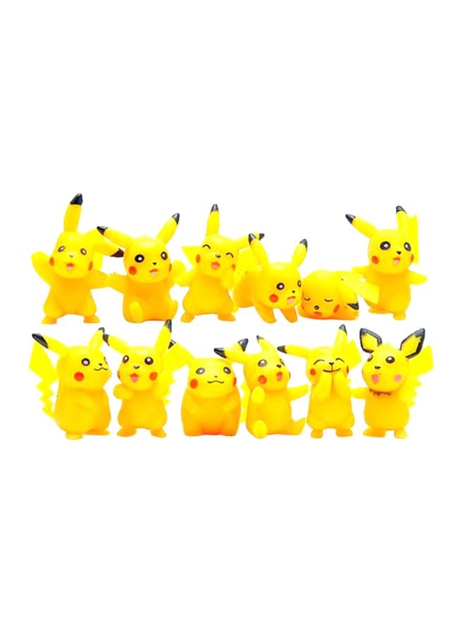 QiaoKai 12-Piece Pikachu Figures Set - Image 1
