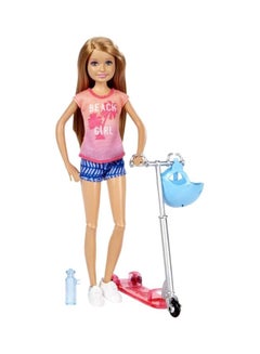 Barbie Stacie And Scooter Doll Set  - Image 1