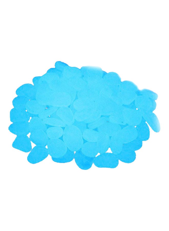500- Piece Glow in the Dark Garden Pebbles Light blue 20.00x11.00x11.50cm - Image 3