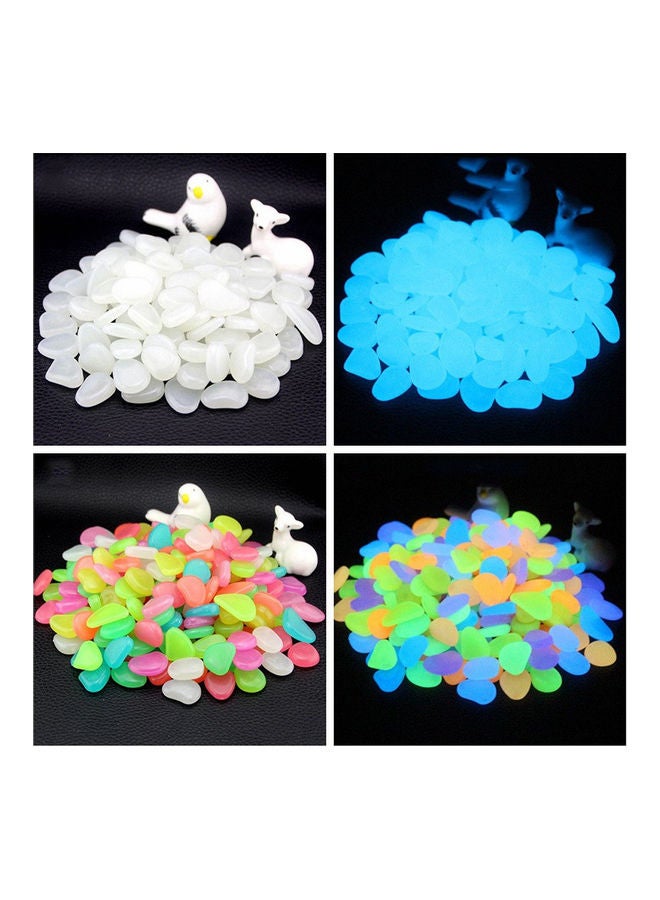 500- Piece Glow in the Dark Garden Pebbles Light blue 20.00x11.00x11.50cm - Image 5