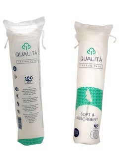 QUALITA 100 Pieces Make-Up Cotton 