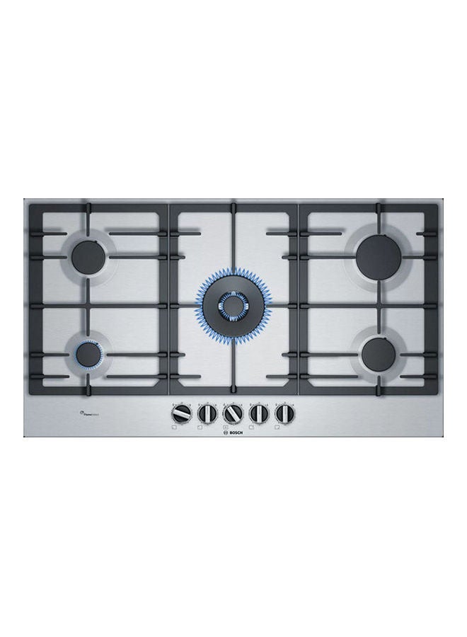 BOSCH Serie 6 Gas Hob PCR9A5B90 Silver - Image 1