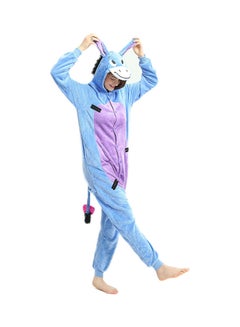 JOLLY Donkey Pattern Hooded Jumpsuit Blue/Purple  - Image 1