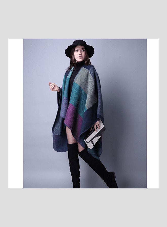 Plaid Printed Shawl Multicolour