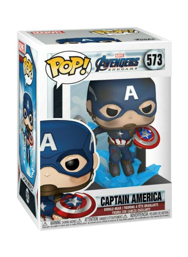 Funko - Pop Marvel Captain America With Brokenshield And Mjolnir Vinyl Figure 2.5 x 2.5 x 3.75inch - Image 1