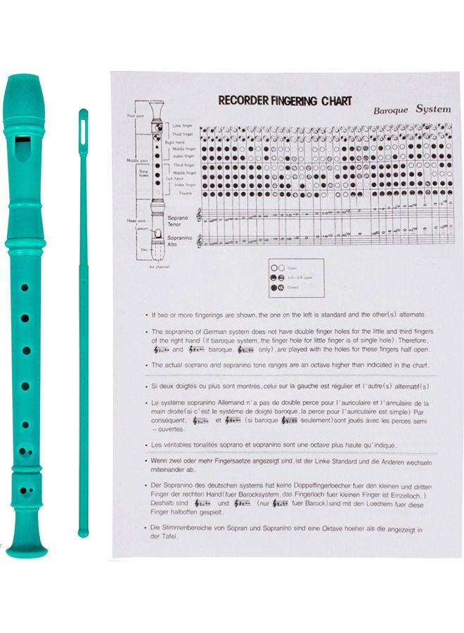8 Holes C Key Soprano Recorder - Image 1