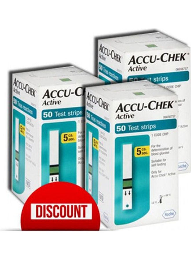 ACCU-CHEK - Active Sugar Test Strips - 3 Packs - Image 1